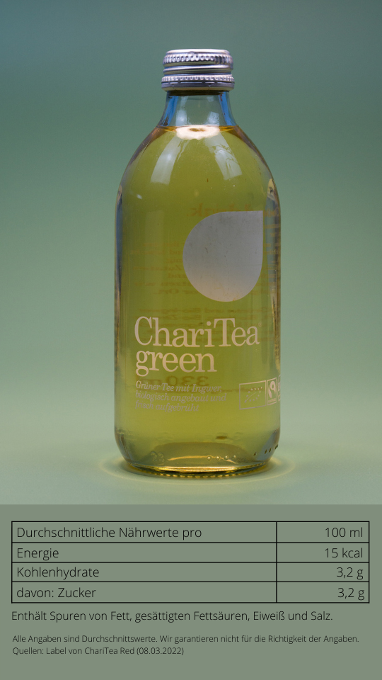 Chari Tea red/green/Mate sugarfree
