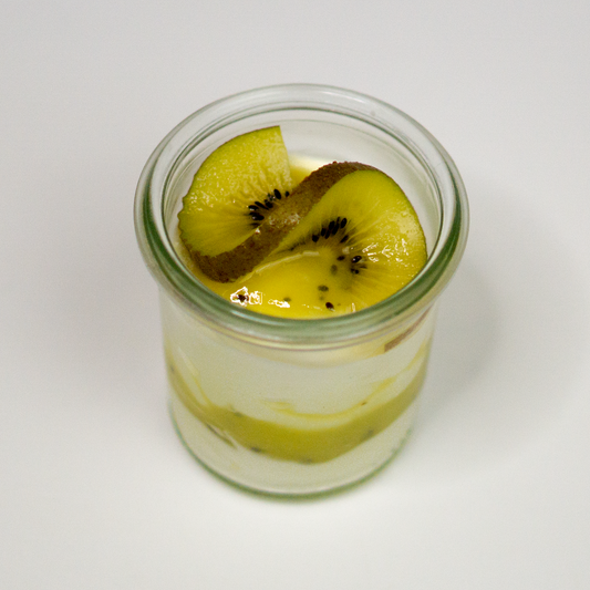 Kiwi-Dessert im Glas